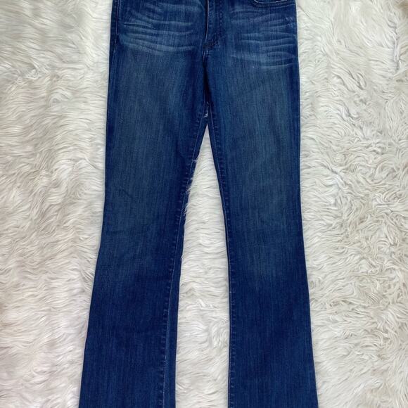 True Religion Women's Becca Midrise Bootcut Blue Size 26 Distressed - Picture 5 of 14